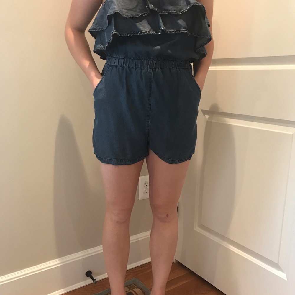 Blue romper
